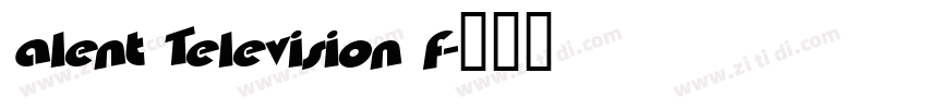 alent Television F字体转换